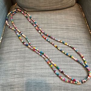Rainbow Beaded Noonday Necklace